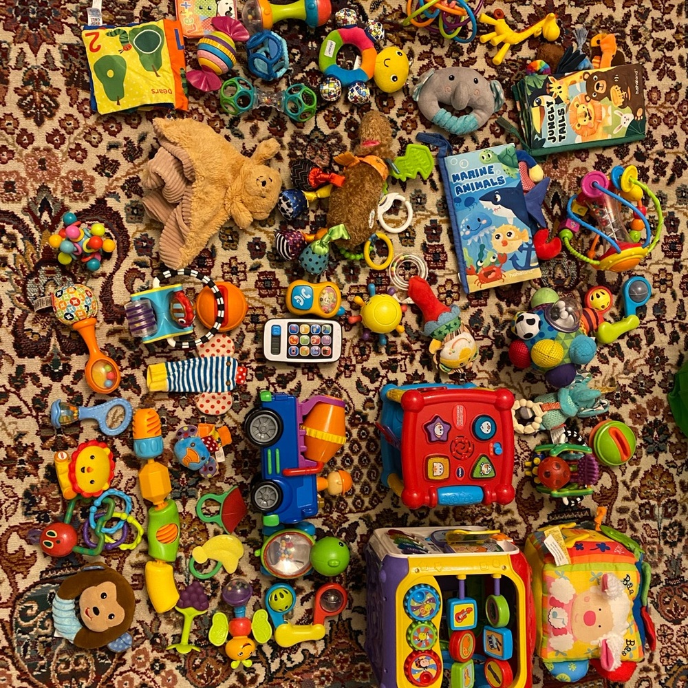 Huge lot of baby toys